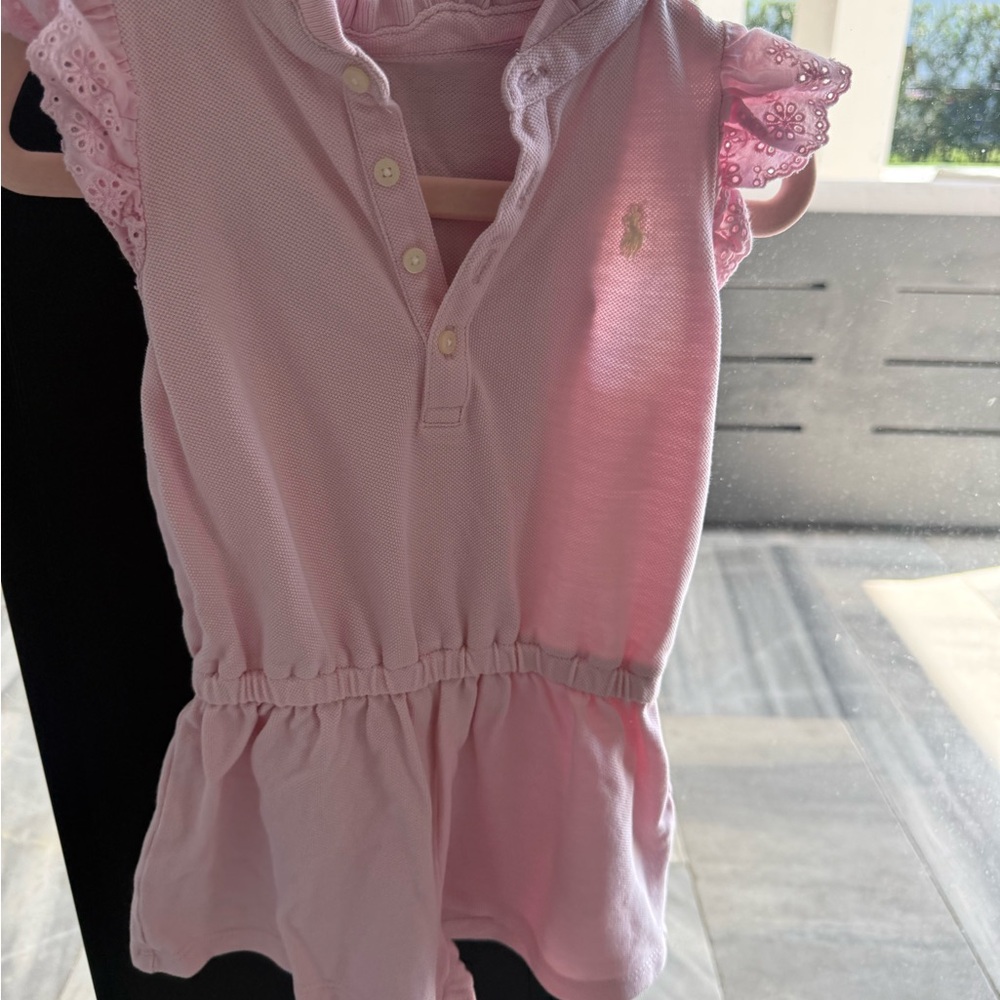 Ralph Lauren Pink Kids Romper